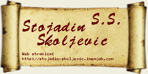 Stojadin Školjević vizit kartica
